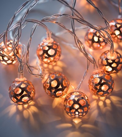 Гирлянда Copper Bells — LED гирлянда с медными бубенцами-фонариками