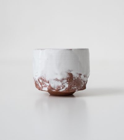 Керамическая пиала для чая Abstract Two, ручная работа. Небольшая глиняная пиала, покрытая пищевой глазурью