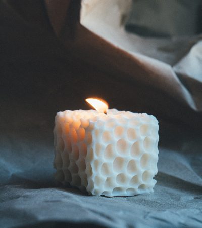 Текстурна соєва свічка-куб Lava Bubble, ароматизована або без запаху